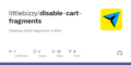 Disable Cart Fragments